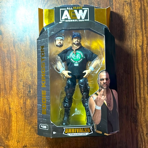 AEW Other - NWT-AEW ALL ELITE - Unrivaled Collection- Eddie Kingston #135 8” Figure
